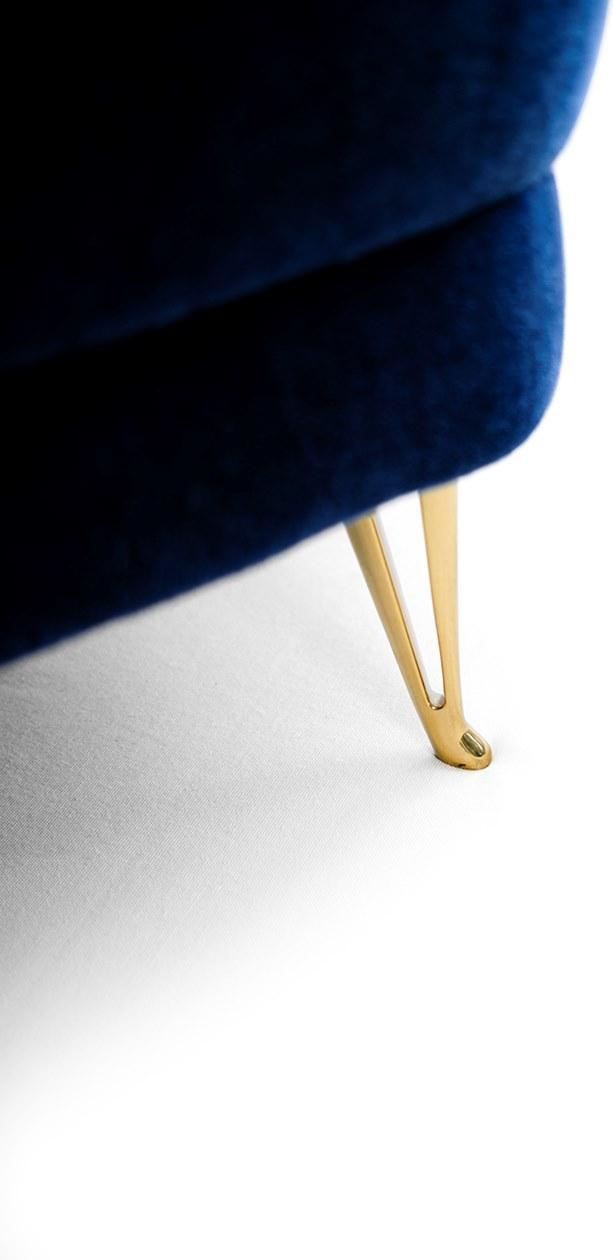 Mytto 3-х местный бархатный диван Larforma sun-id-1443122 - Вид №11