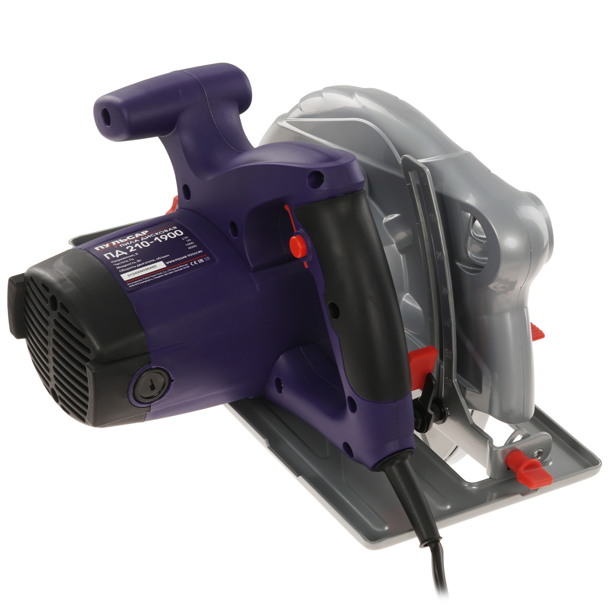 Пила дисковая ПУЛЬСАР ПД 210-1900 5497422 STDN-0063674 - Вид №1