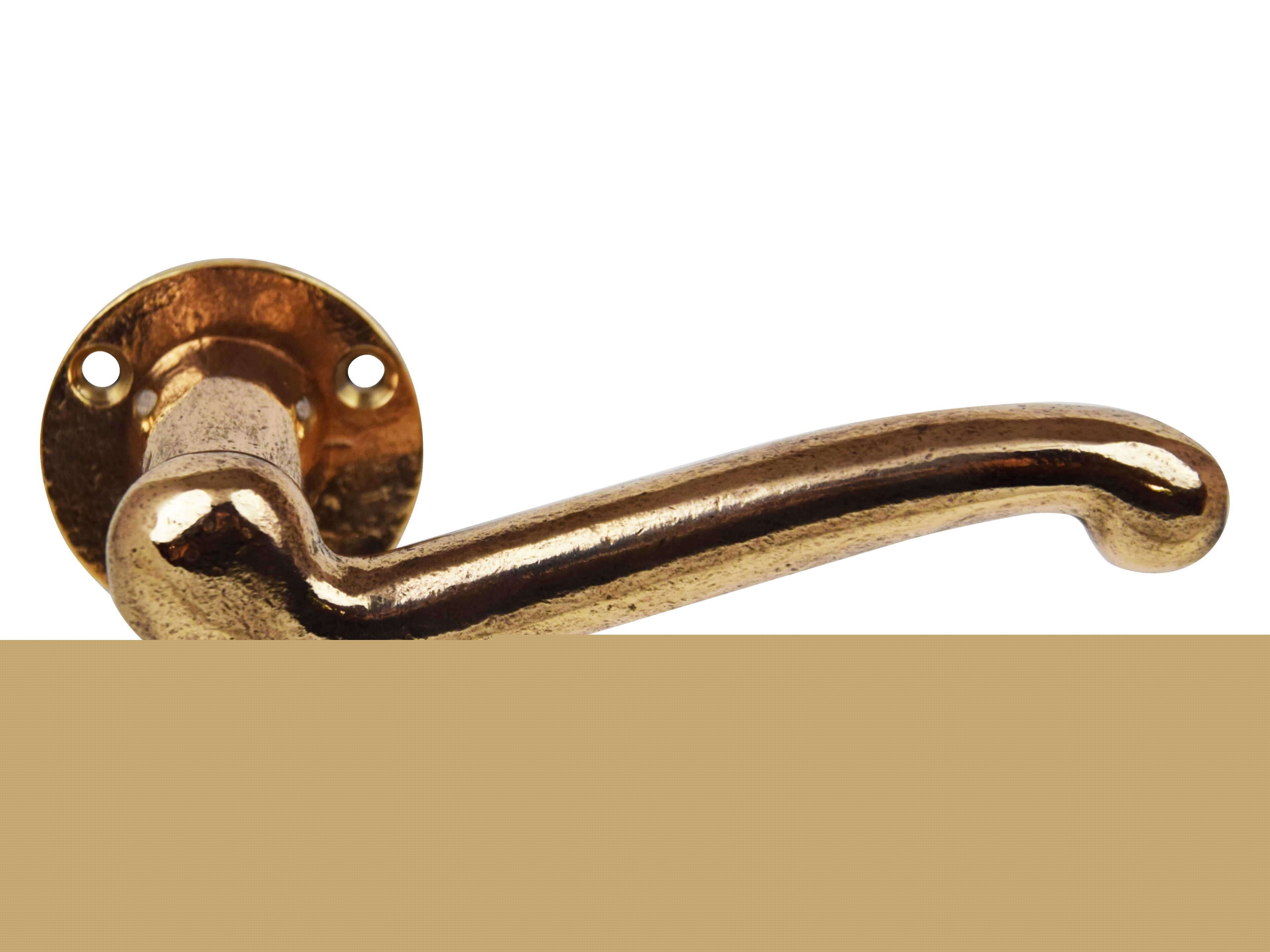 Бронзовая ручка на розетке GIARA ART DESIGN-BRONZE запятая ARCH-00023822 - Вид №3