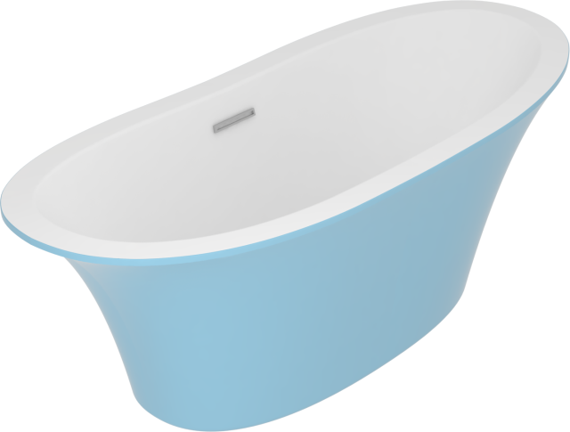 VAFL23 Акриловая ванна отдельностоящая GSG CERAMIC Flut