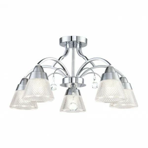 Потолочная люстра Freya Enrica FR2011CL-05CH FREYA ENRICA 220243 Хром
