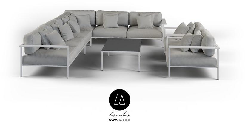 Laubo Левый 3-х местный садовый диван Cosi sun-id-1447361 - Вид №2