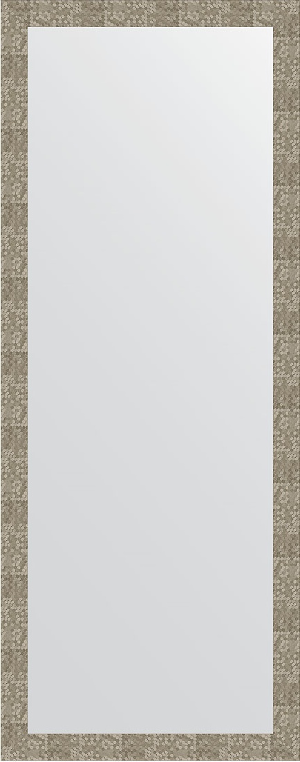 BY 6006 Зеркало напольное в багетной раме - соты титан 70 mm EVOFORM Definite floor