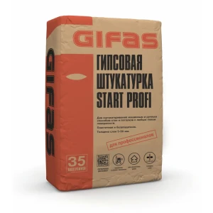 Штукатурка гипсовая Gifas Start Profi 35 кг