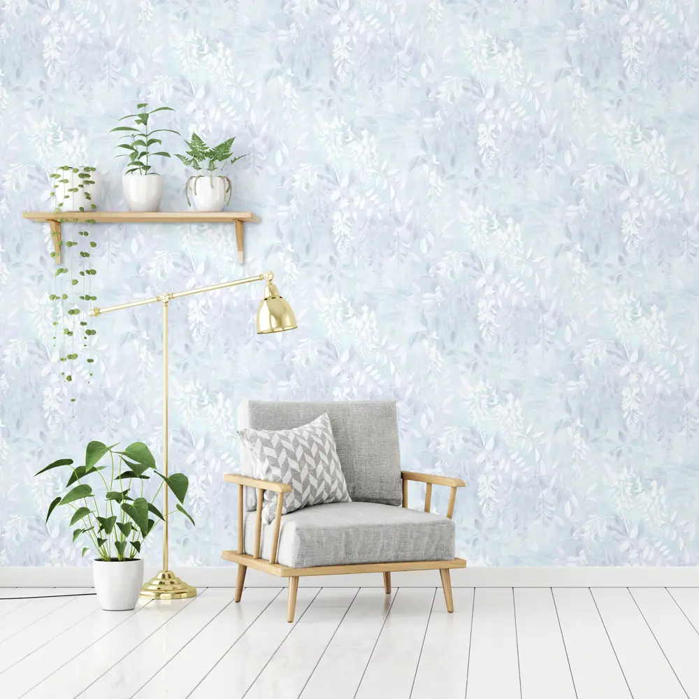 Обои флизелиновые Erismann Oasis голубые 1.06 м ЭР60570-04 STLM-2142995 - Вид №3