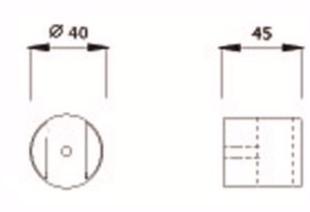 MINA Подставка для ручных душей из нержавеющей стали  55100  - Вид №1