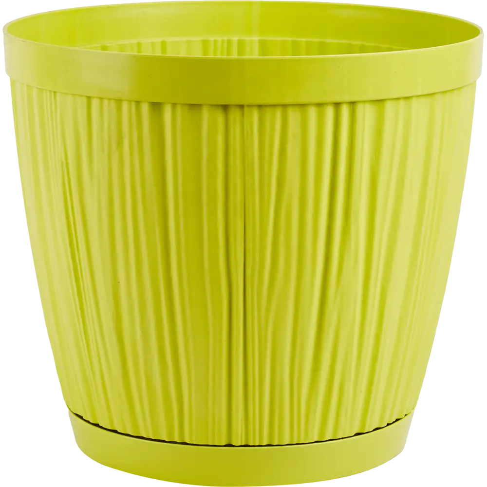 Горшок цветочный Ingreen Barcelona ø27 h24.3 см v9.6 л пластик салатовый STLM-2163455