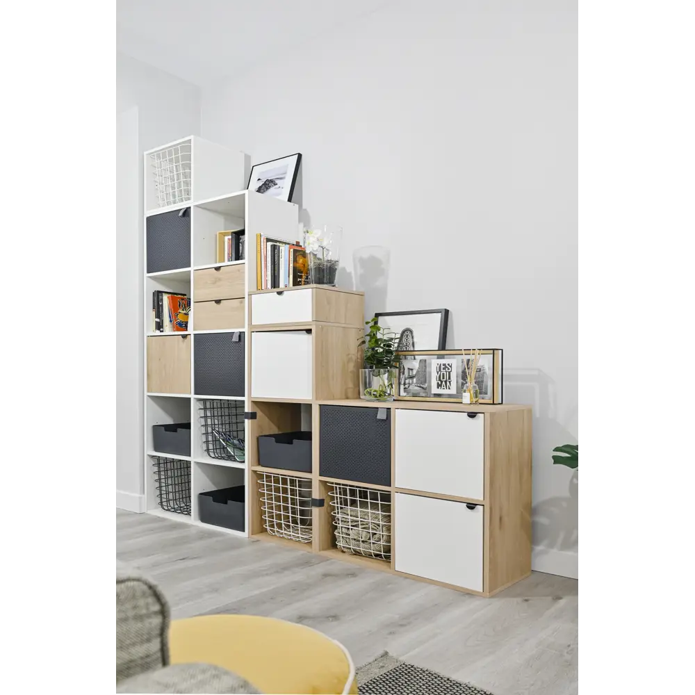 Корзина Spaceo KUB Paris 30х30х30 см 30 л металл цвет черный STLM-2060505 - Вид №5