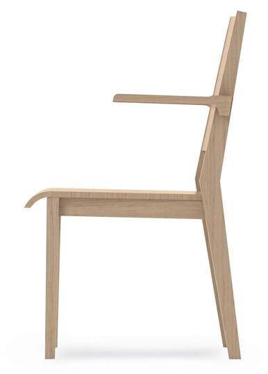 PIAVAL Штабелируемый стул из бука с подлокотниками Swing | health & care 32-11/t4 - Вид №4