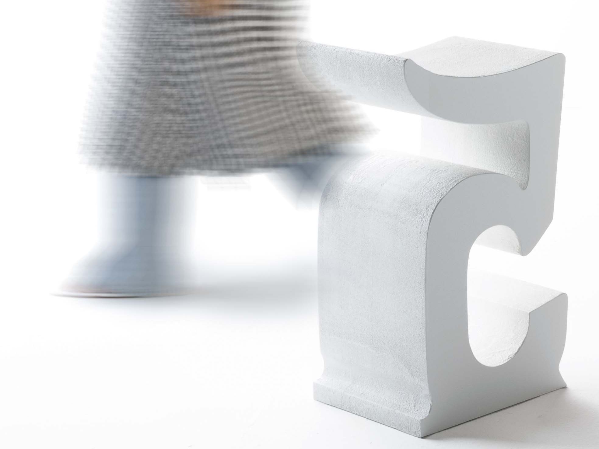 Лакированный бетонный стул Voltan 5 ARCH-00074109