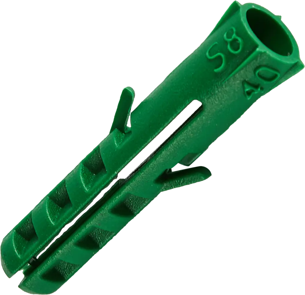 Дюбель распорный ECOPLAST 8×40 мм для надежного крепления (200 шт) 88672528