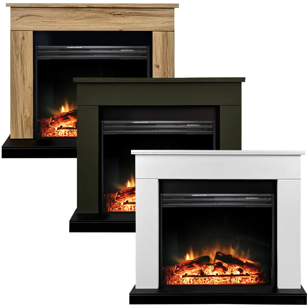 Каминокомплект Royal Flame Bergen SFT Jupiter FX 2 кВт цвет белый/черный STLM-2166752 - Вид №6