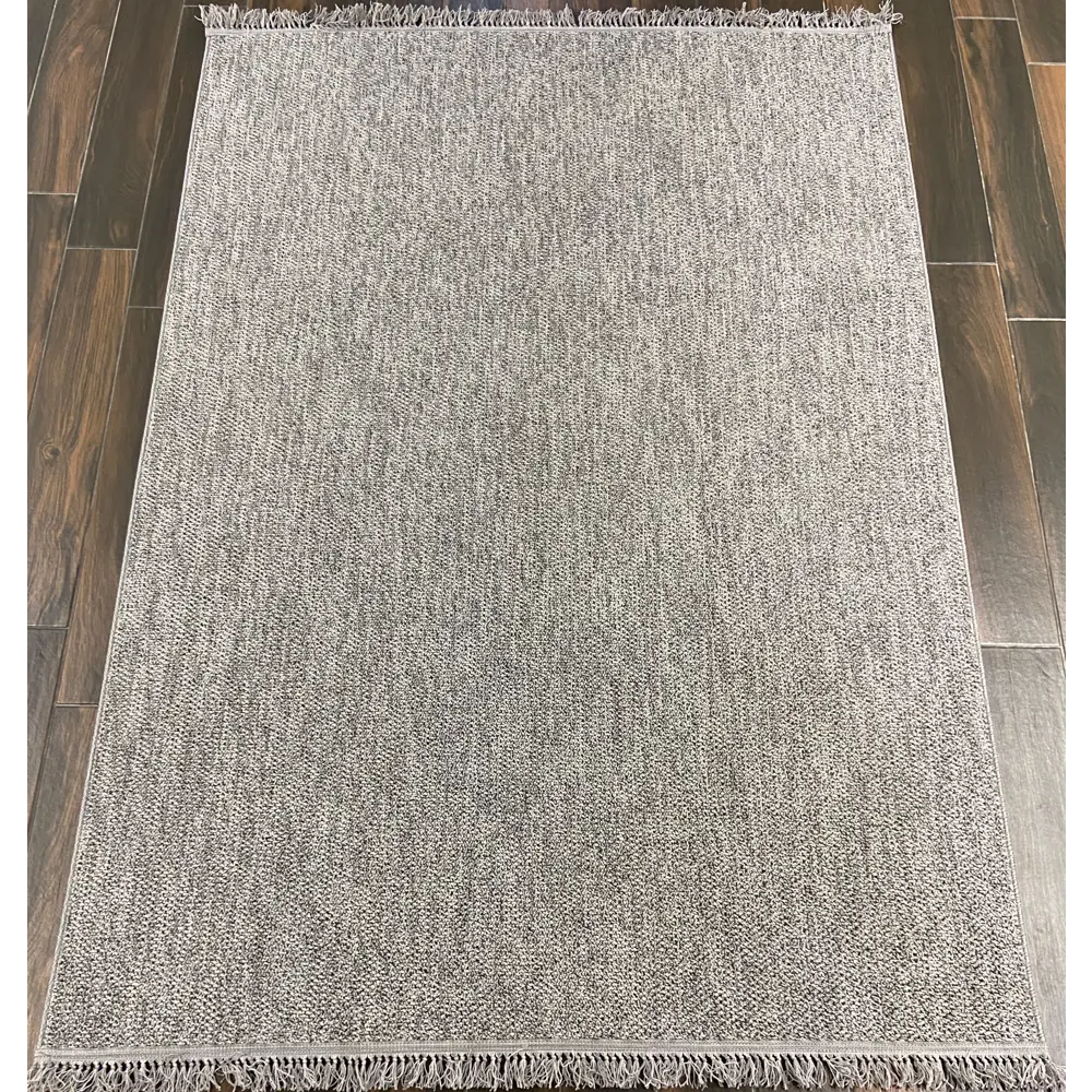 OZKAPLAN KARPET Vegas - серый ковер с петлевым ворсом 160×230 см 89374968 STLM-1430432 - Вид №1
