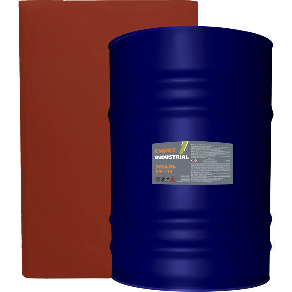 Эмаль Empils ПФ-122 глянцевая цвет красно-коричневый 50 кг STLM-2034380