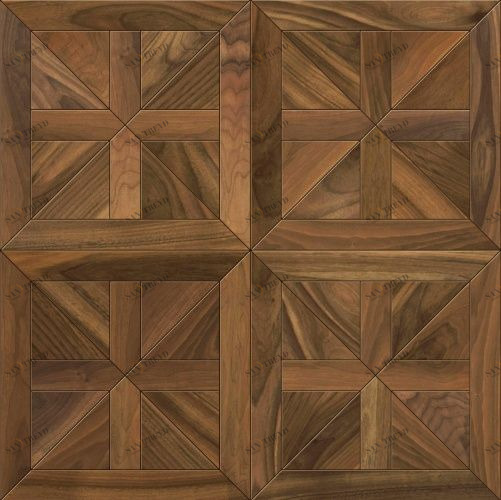 Модульный паркет Da Vinci Инженерный модульный паркет из ореха София Орех Европейский (Грецкий) Натур (Гладкая) 536х536 мм 2600600104