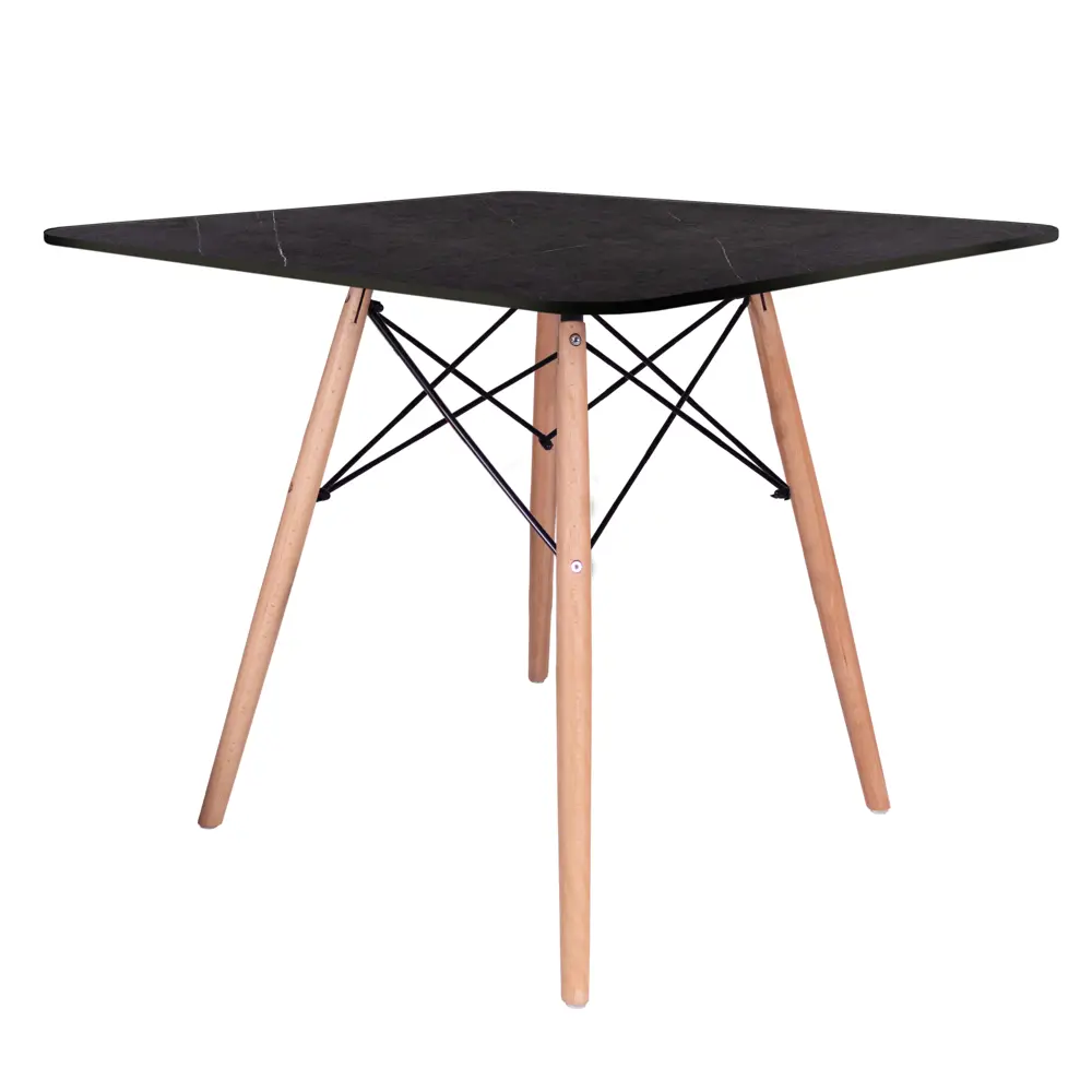 Стол кухонный Instam STI-S80 5156-02 квадрат 80x75x80 см дерево цвет темный мрамор Santreyd STLM-2028180 - Вид №6