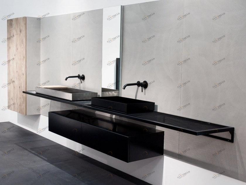 Moab80 Двойная столешница для умывальника из листового металла Industrial line sun-id-1375788