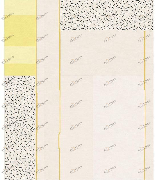 Tapis Rouge Прямоугольный коврик ручной работы из шерсти и шелка Abstraction Tr1765