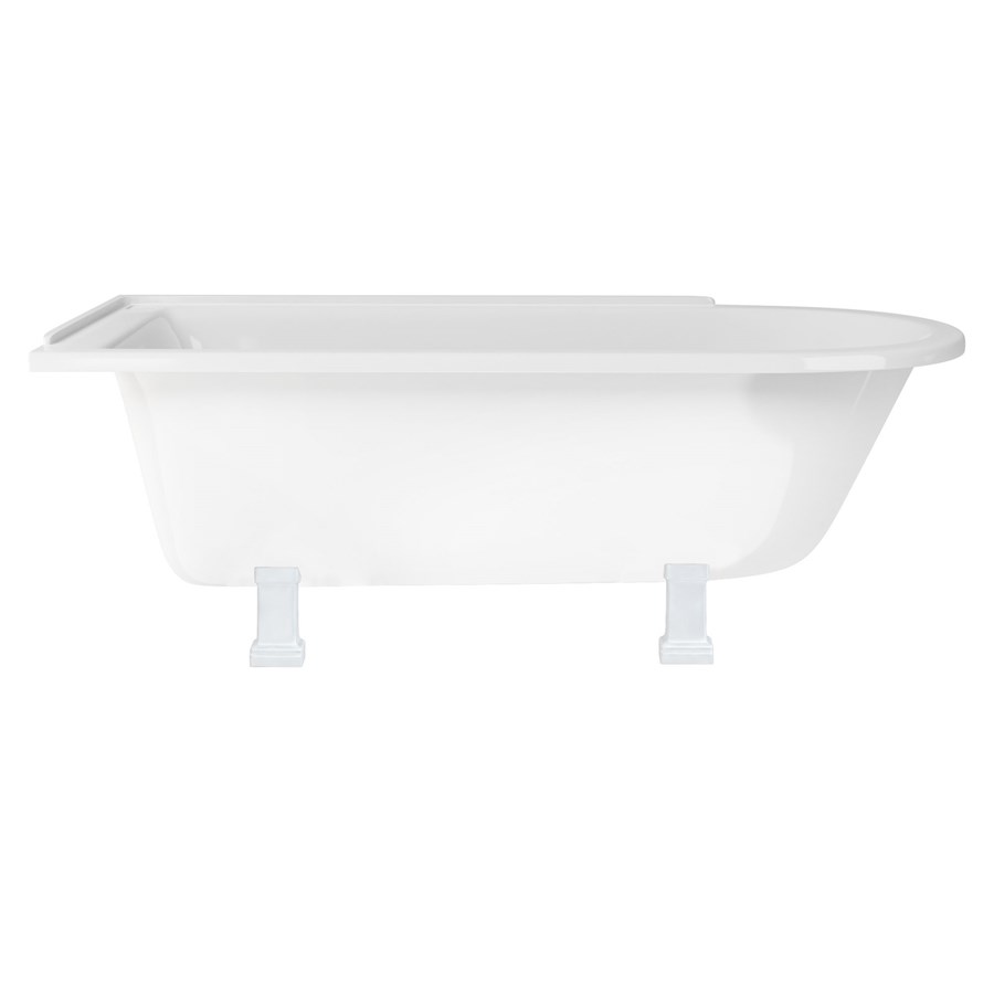 Burlington Душевая ванна Hampton 170 см со стандартными ножками для левой руки Левая рука с периодической ножкой из хрома E13 E9 CHR  - Вид №7