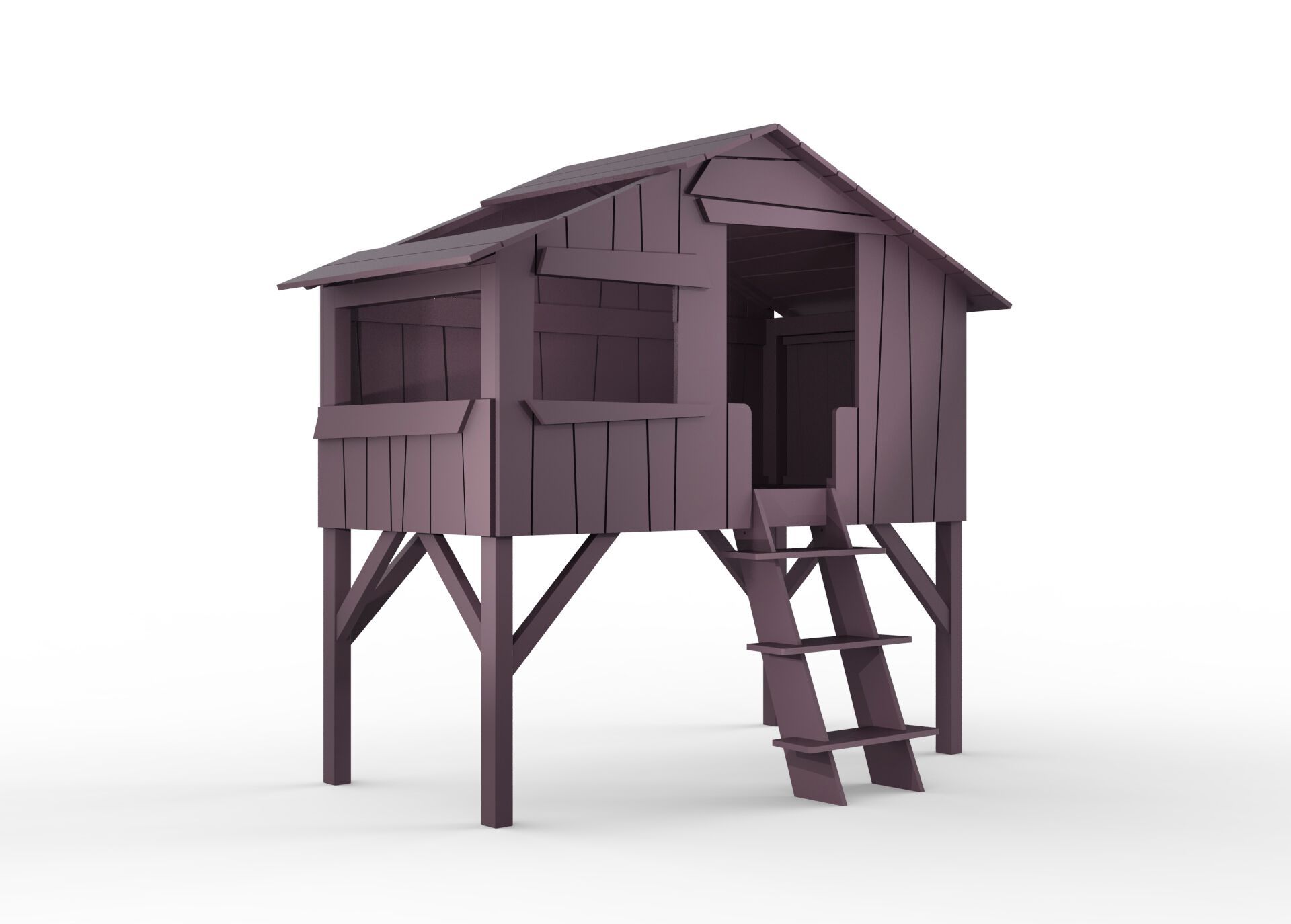 Односпальная кровать из МДФ Mathy by Bols КРОВАТИ И ГОРКИ ДЛЯ ДОМИКОВ НА ДЕРЕВЕ ARCH-00136891 - Вид №48