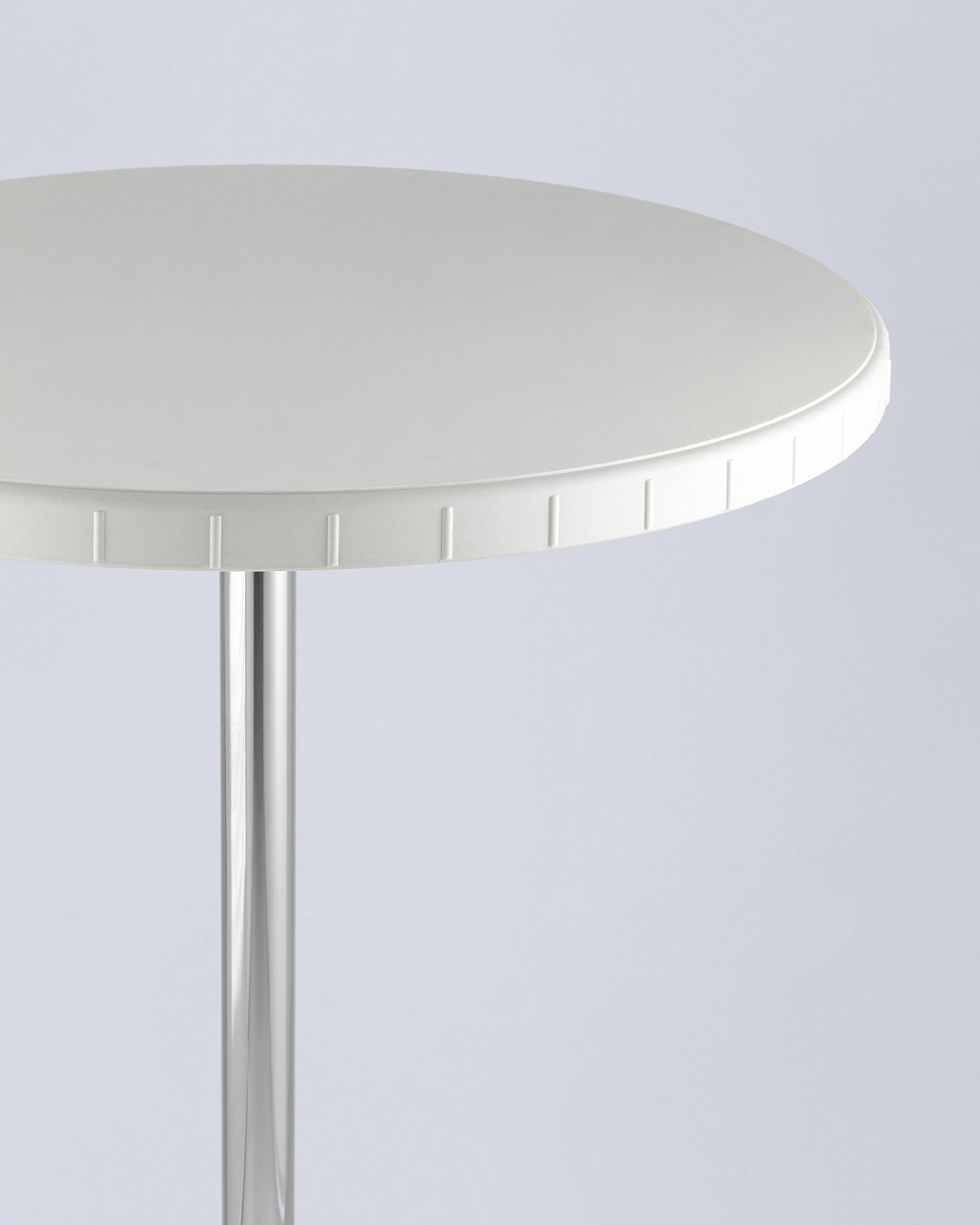 Стол барный круглый белый D 80 см "Кейт" STOOL GROUP  00-3958665 Белый;хром  - Вид №3