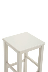 Высокий стул из бука с подставкой для ног