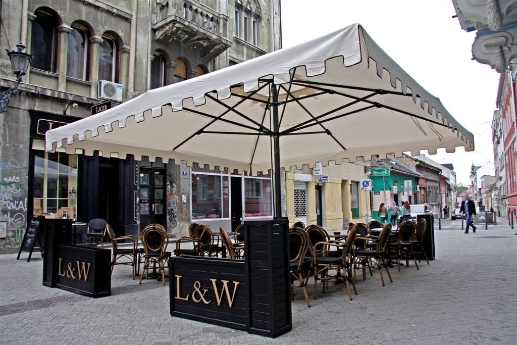 Квадратный зонт с телескопическим закрытием Scolaro Parasol ARCH-00019500 - Вид №6