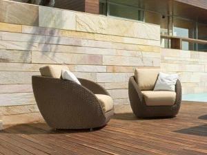 Roberti Садовое кресло из алюминия с подлокотниками Saint tropez