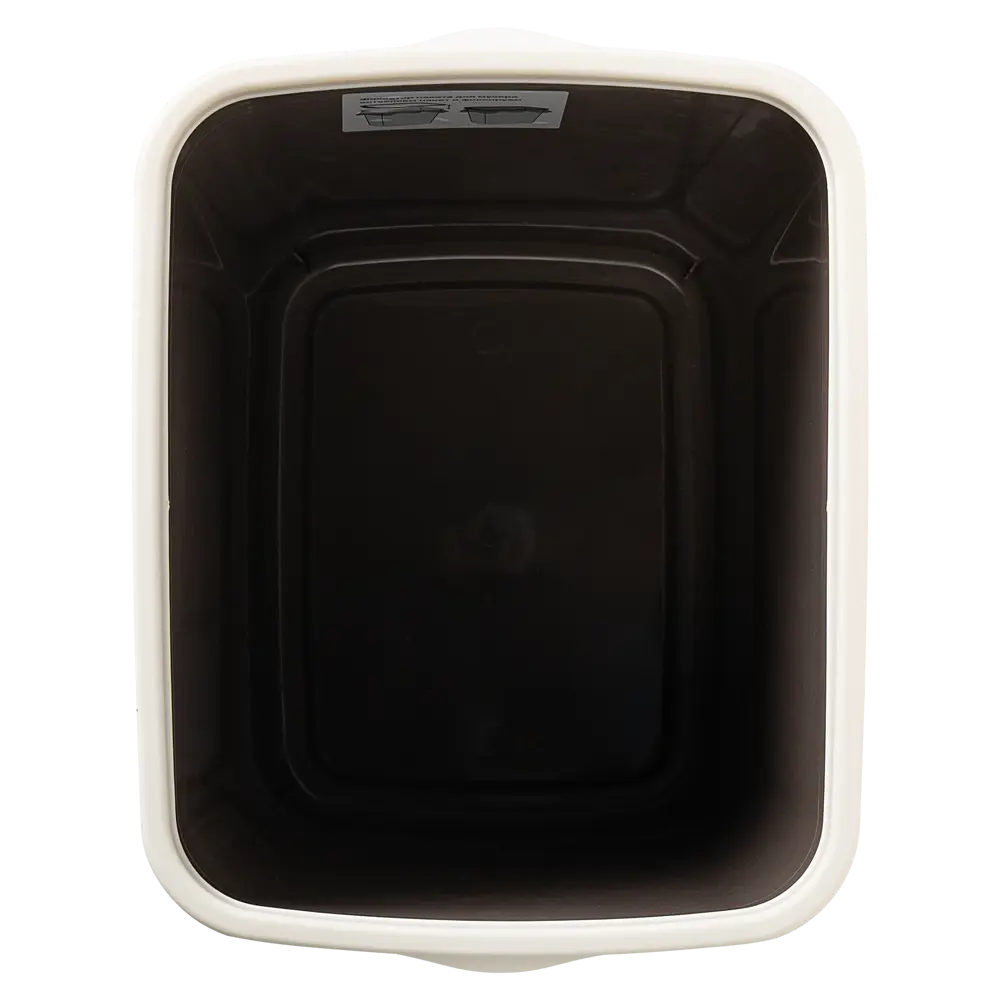 Бак для мусора 20 л Violet полипропилен цвет шоколад/слоновая кость STLM-2008953 - Вид №2