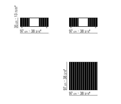 Кожаный металлический журнальный столик с отделением для хранения Flexform Groundpiece ARCH-00122318 - Вид №3