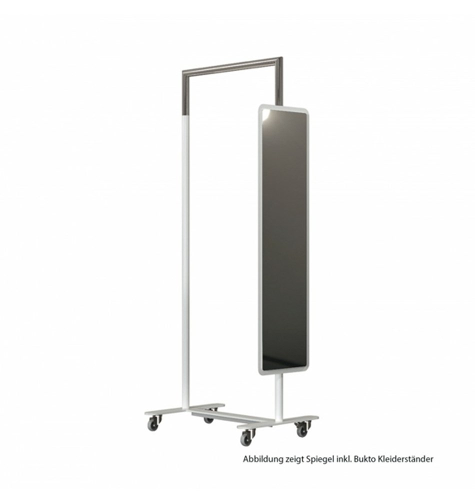 FROST Зеркало 6008 ф / Букто » белое Пластик Белый U6008-W  - Вид №1