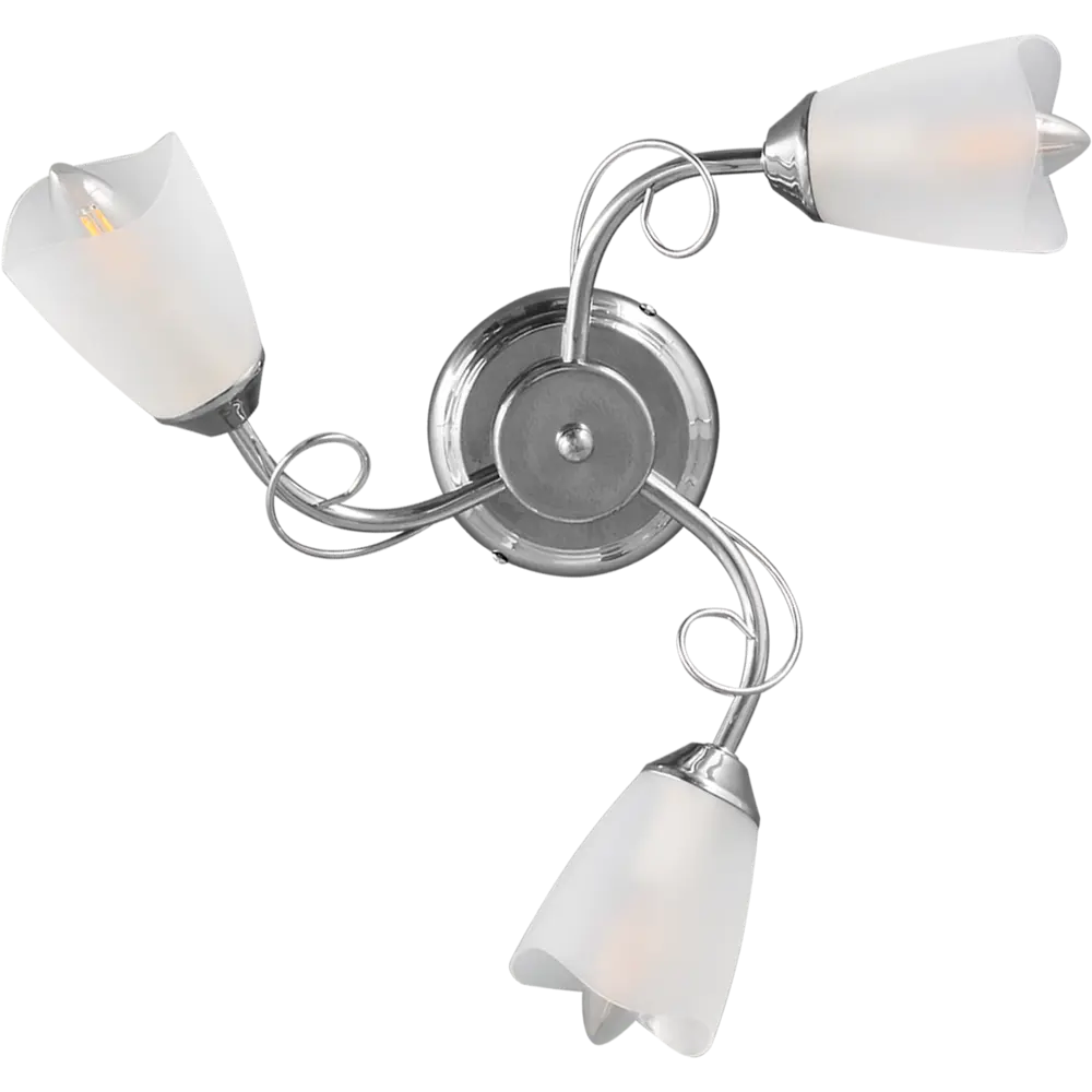 Люстра потолочная "Зима" 3хЕ14х40 Вт, цвет хром Vitaluce STLM-2086956 - Вид №1