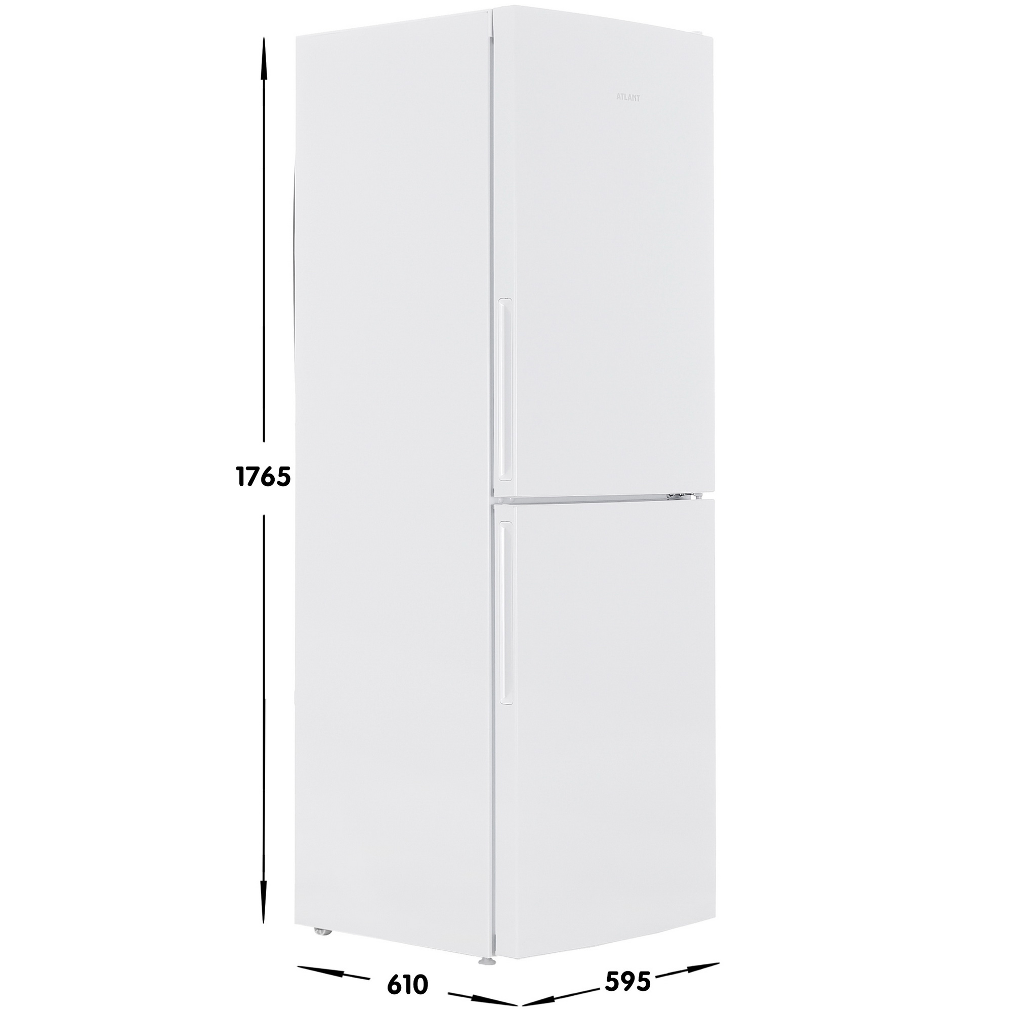 9055874 Холодильник с морозильником   ATLANT ХМ-4619-101 белый STDN-0055678 - Вид №6