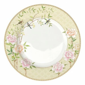 Тарелка фарфоровая бежевая обеденная "Дворцовый парк" EASY LIFE ДВОРЦОВЫЙ ПАРК 00-3946739 Бежевый