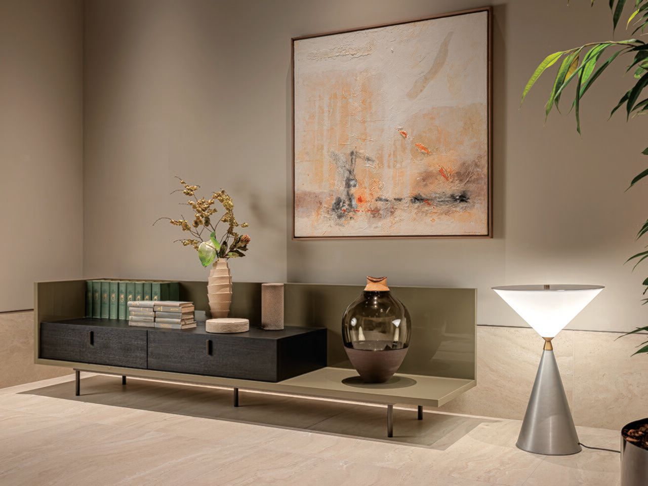 Деревянный низкий ТВ-шкаф Turri AXIUM ARCH-00074520 - Вид №2