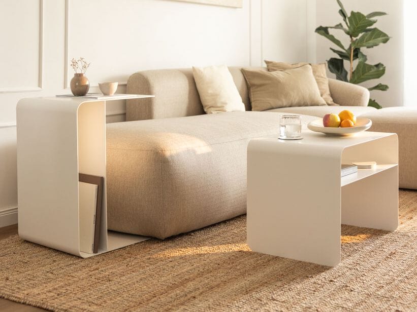 Стальной журнальный столик с порошковым покрытием Metallbude COSMO ARCH-00108059 - Вид №24