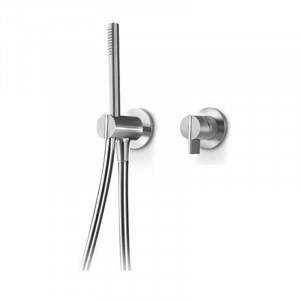 INS 210 Смеситель С Ручным Душем Для Ванны / Душа Linki INSERT Сталь