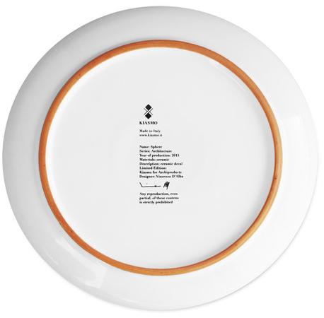 Kiasmo Керамическая тарелка Architecture 2015kddarcs - Вид №2