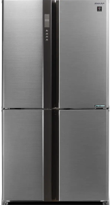 8196788 Холодильник многодверный   Sharp SJEX93PSL серый