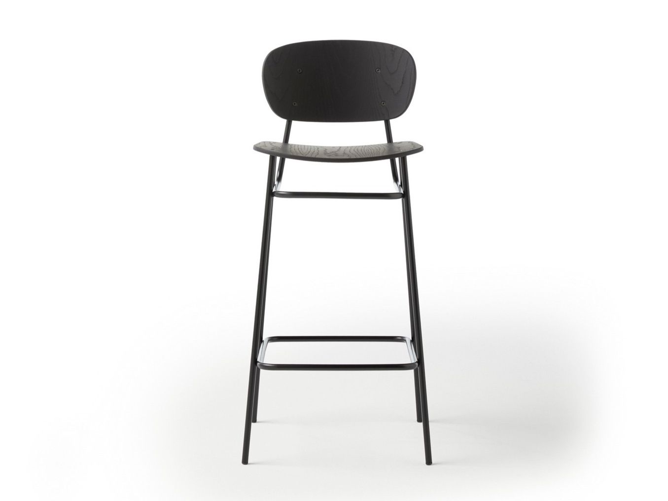 Высокий стул из ясеня со спинкой Blasco&Vila Fosca ARCH-00037835