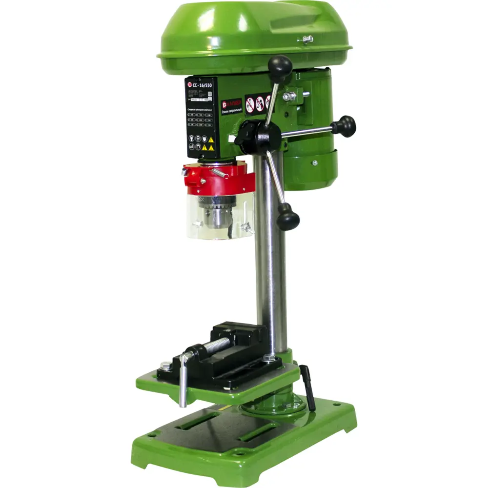 Станок сверлильный с тисками Калибр СС-16/550 9 скоростей 16 мм, 550 Вт STLM-2043700