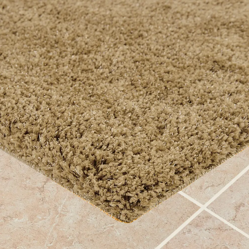 Коврик Shimmer Ochre 60x100 см полиэстер/латекс цвет охра 89096674 STLM-2055390 Santreyd  - Вид №1