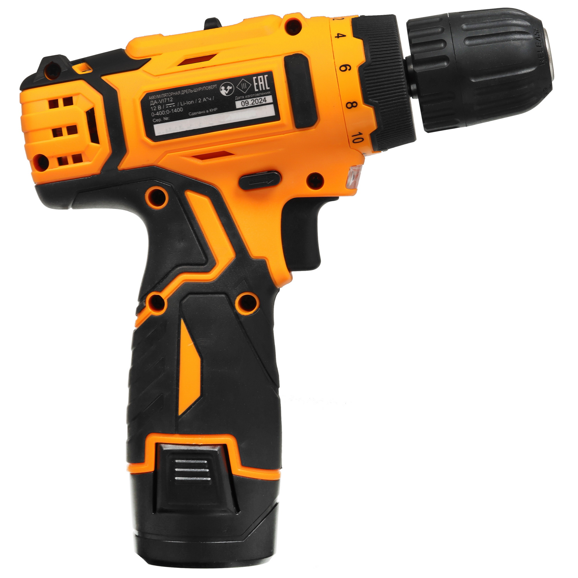 Дрель-шуруповерт Вихрь ДА-VI712 5629336 STDN-0130521 - Вид №2