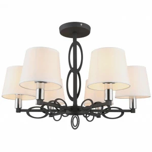 Подвесная люстра Omnilux Reggello OML-64907-06 OMNILUX REGGELLO 328318 Белый;черный