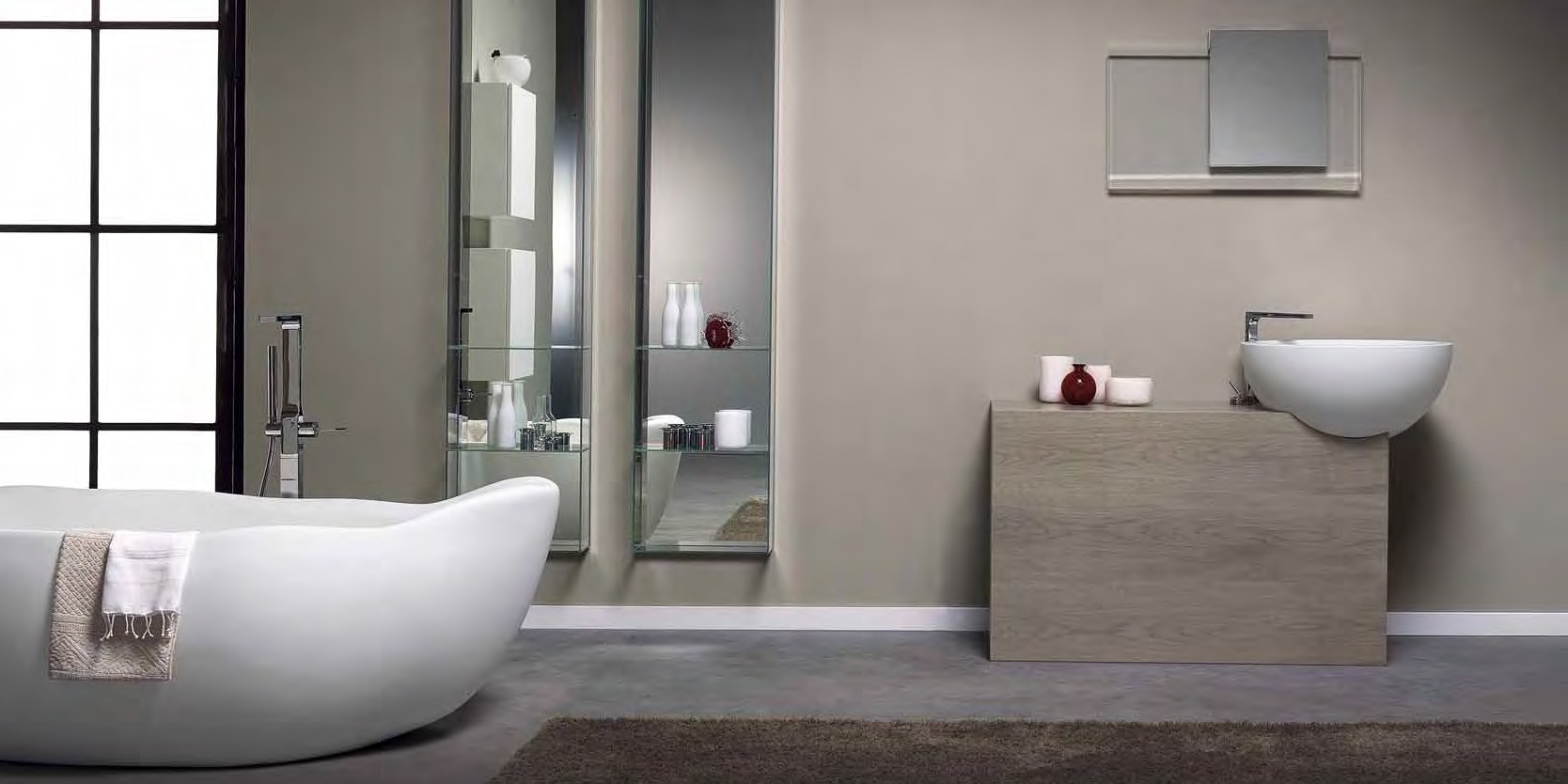 Toscoquattro Зеркало с внутр. подсветкой и вставкой из оргстекла Specchiere правое 09PA1LLDX - Вид №1