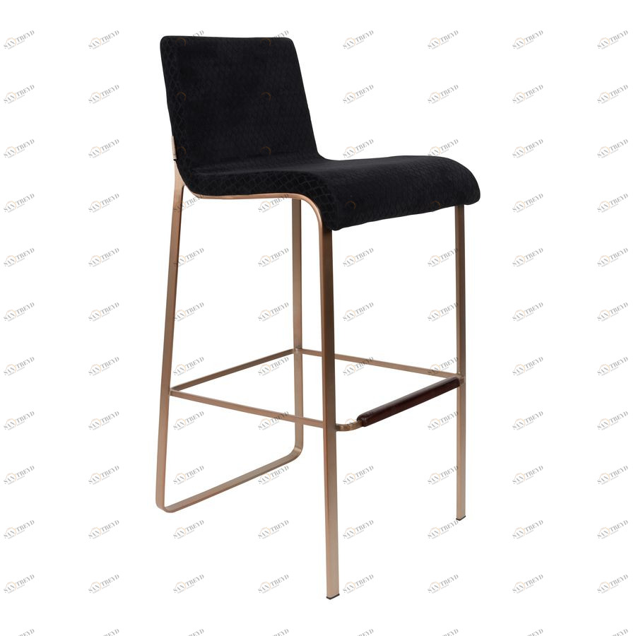 Стул барный Flor черный Dutchbone 1500242