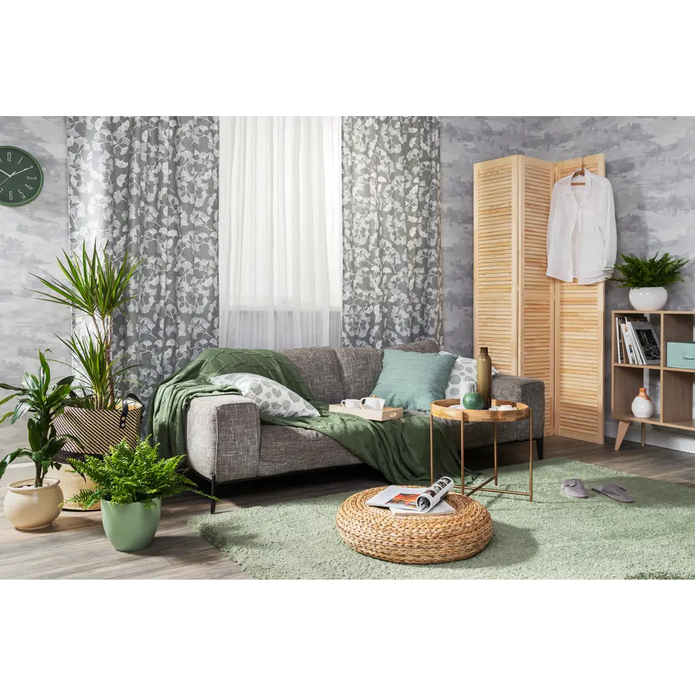 Подушка «Амазонка» 50x50 см, цвет белый/зелёный 82305202 STLM-2126435 Santreyd  - Вид №6