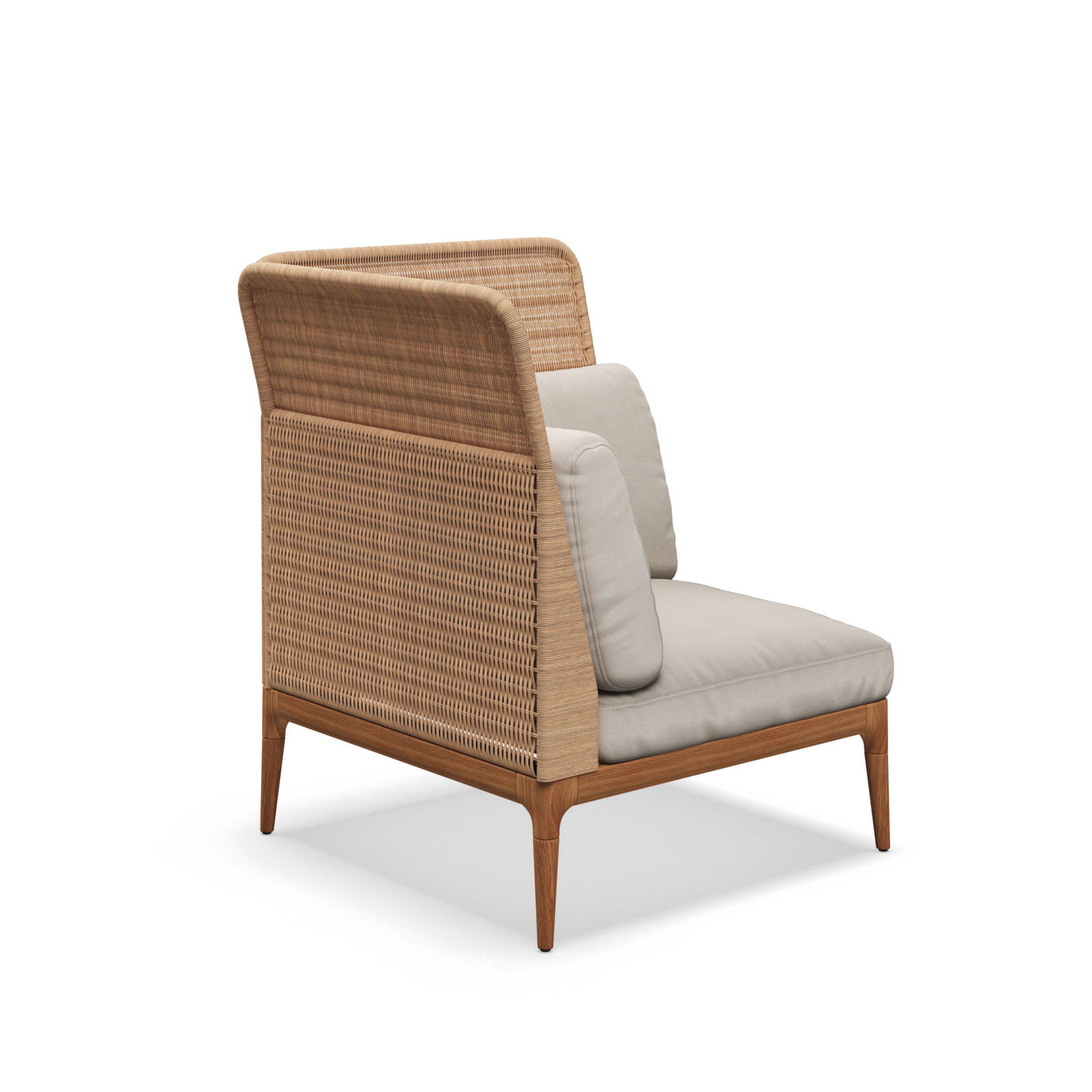 Плетеный и тканый модульный садовый диван Gloster ARCH-00081023 - Вид №10