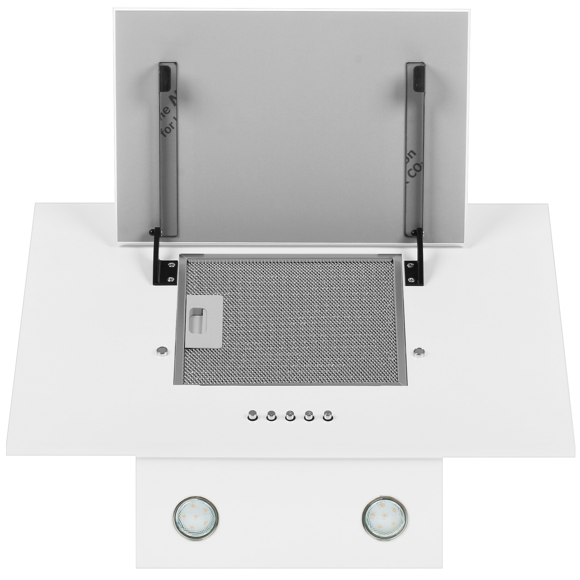 8130129 Вытяжка наклонная MBS GALTONIA 160 GLASS белый/белый STDN-0063693 - Вид №7