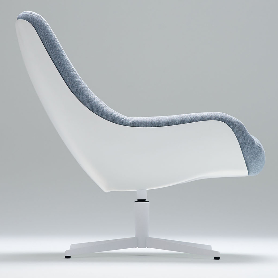 Кресло Lovebird, серо-голубое Sits S1367 - Вид №4